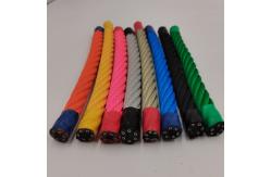 China Customized Size Playground Climbing Nets 6 Strand Polyester Combination Rope supplier