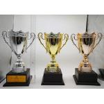 Custom Made Metal Trophy Cup , Sports Match Award Cups Trophies for sale