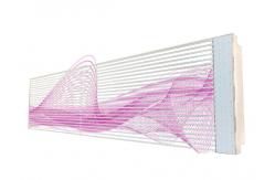 China Waterproof Indoor P20 Mesh Transparent Led Panel Screen For Advertising supplier
