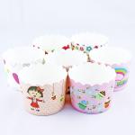 Paper Cupcake Bakery Packaging Box Stamping Printing Biodegradable Case for sale