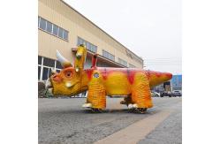 China Amusement Park Ride Remote Control Animatronic Dinosaur Rides for Kids supplier