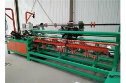 China Servo Motor Control Chain Link Fence Making Machine 600-3000mm Netting Width supplier