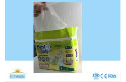 China Custom Green Disposable Baby Nappies Chlorine Free With Magic Tapes supplier