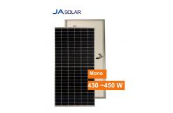 China Half 144 Cells Mono 455w White Backsheet JA Solar Panel supplier
