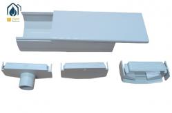 China Square PVC NFT Hydroponic Channel For Easy Cleaning And Faster Growth supplier
