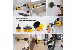 China 15pcs Drill Scrubber Brush Pads Attachment Set Compatible 18mm Plate Height supplier