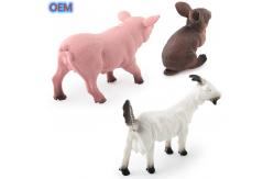 China Custom Plastic PVC Wild Animal Figures Toys For Toddlers OEM Design supplier