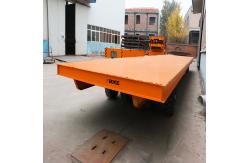 China 50 Tons Heavy Duty Transfer Cart For Material Handling Wireless Remote Control supplier