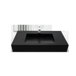 Solid Surface Wall Hung Basin Chemical Resistant Easy To Clean And Maintenance