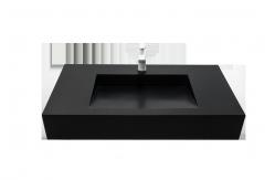 China Solid Surface Wall Hung Basin Chemical Resistant Easy To Clean And Maintenance supplier