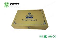 China Custom Logo Printed Luxury Magnetic Closure Rigid Cardboard Gift Box With Velvet Insert supplier