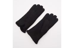China Wholesale customized original winter Australia sheepskin shearling gloves with real fur cuff supplier