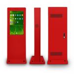 Interactive  Windows 10 32 Sunlight Readable Digital Signage Red for sale
