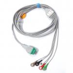 Contec Leadwire Set 5 Trunk ECG Holter 12 Leads Cable for sale