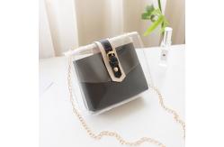 China Summer Transparent Clear PVC Jelly Shoulder Bag supplier