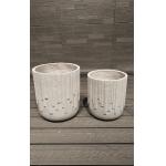 7-8 Year Durable Fiber Clay Planter for Indoor Gardens