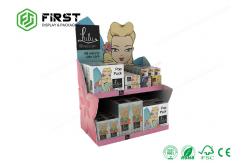 China Customized CMYK Printed PDQ Display Recyclable Paper Cardboard Counter Display Stand supplier