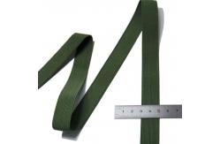 China Custom 3/4 Inch Woven Thick Binding FOE Stretch Webbing Fold Over Elastic supplier