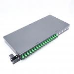 50dB OEM Rack Mount 0.5m Fiber Optic PLC Splitter for sale