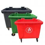660l Large Wheelie Bins Kitchen Home Rubbish Dustbin Trash Wheelie Dust Recycling Bins Outdoor for sale