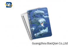 China Eco Friendly Paper 3D Lenticular Notebook Ocean / Animal Pattern With Spiral supplier