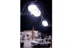 China Rig Mount Crane Hanging Film Lighting Balloons HMI 16K Or LED RGBW supplier