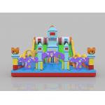 Pvc Commercial Jumping Castle With Slide 6m 7m Charming  Bounce House With Slide For Adults for sale