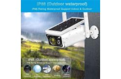 China IP66 Solar Powered CCTV Camera Rechargeable Solar Panel Outdoor Security Camera supplier