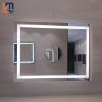 2700K-6000K CCT Hotel Decorative LED Wall Vanity Mirror With Lights Single Sided for sale