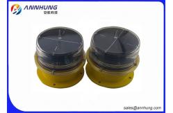 China Solar Powered Aircraft Warning Light On Towers Vibrations And UV Protection supplier