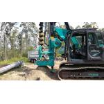 Hydraulic Long Spiral Auger Rotary Drilling Rig CFA KR80M Pile Driving Rigs 140KN