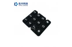 China Matte Surface Silicone Rubber Keypad with Water Resistance and Flexible Second Processing Options supplier