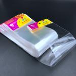 Clear PP OPP BOPP Self Adhesive Seal Plastic Bags Custom Printed for sale