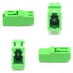 FTTH Singlemode Simplex Green LC APC Fiber Optic Adapter with and Loading Test ≥ 70 N for sale