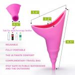 Leak Free Null Design Reusable Silicone Urinal For Camping