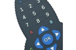 China Shaped MHC Silicone Baby Teether Remote Control For Chew Toys supplier