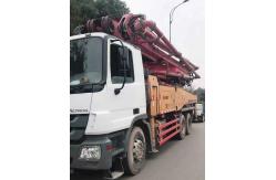 China Boom Used Concrete Pump Truck 46m / 4 Section 125mm Pipe CE Certificate supplier