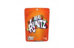 China Custom Logo Matte Zipper Stand Up Pouch Cookies Packaging Soft Touch Mylar Bag supplier