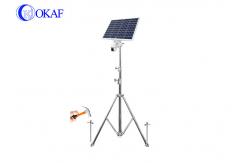 China Outdoor Wireless 4G WiFi Solar Powered PTZ IP CCTV Camera With Tripod supplier