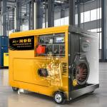Dual Cylinder 5kw To 18kw Silent Diesel Generator Set Air Cooled 230V for sale