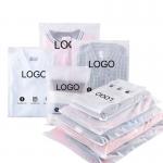 CTCX Custom Transparent Plastic Clothing Ziplock Package Bag Frosted Zipper Bag With Logo Zip Beutel Zip Lock Bag for sale