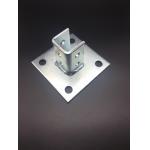 Cast Iron Slotted Channel Fitting Post Base for sale