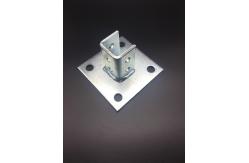 China Cast Iron Slotted Channel Fitting Post Base supplier