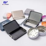 100g Weed Small Rectangular Metal Tins Weed Packaging Designs for sale