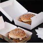 Customized Biodegradable Paper Burger Box with Printing for Fast Food Takeaway for sale