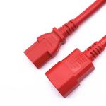UL Extension Power Cord Home Appliance C13 C14 Red Cable 1.8m 2m 3m for sale