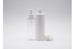 China 50ml Cosmetic Transparent Plastic Spray Bottle White Empty Fine Mist Spray Bottle supplier