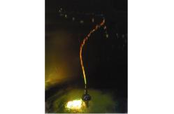 China 1 Brass Chrome Rotation Dragon Water Fountain Jet Nozzle 3m3/h supplier