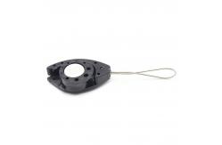 China FTTX Self Adjustable Fiber Drop Wire Clamp For Flat Round Drop Cable supplier