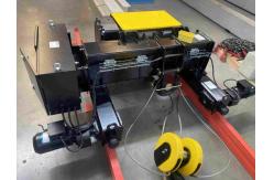 China M5 Work Duty Double Girder Electric Wire Rope Hoist With Remote Control supplier